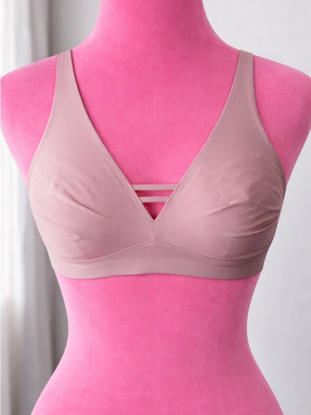 Soma Essentials Wireless Nude Bra Triangle 34B